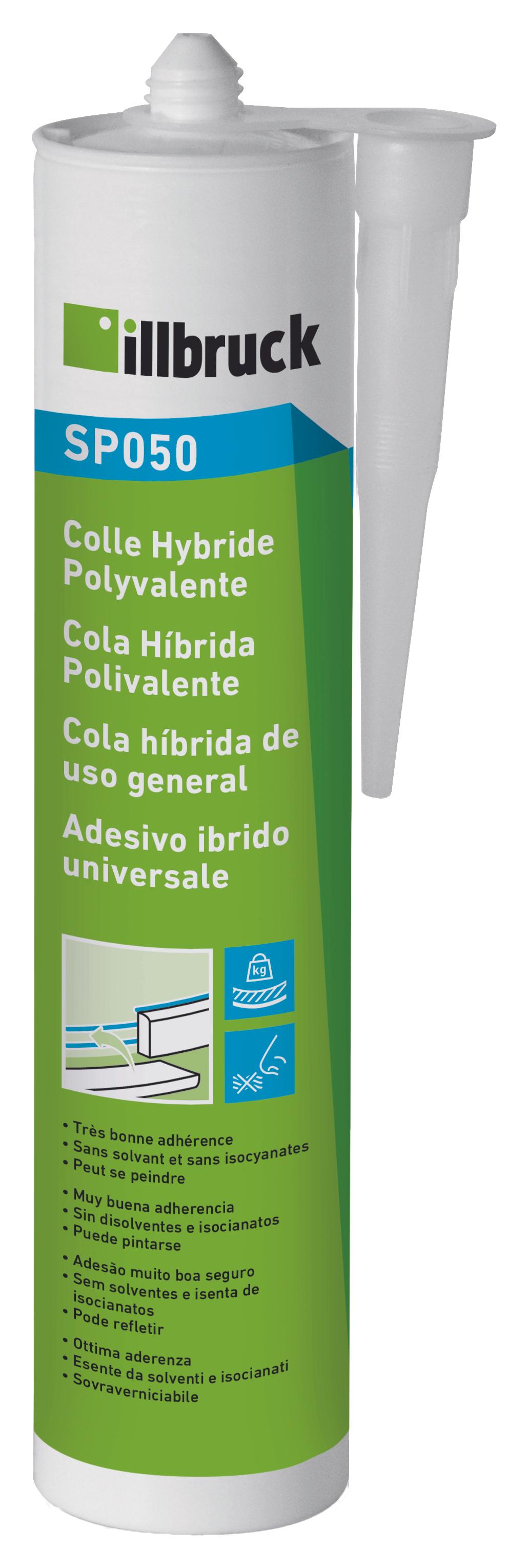 Colle hybride polyvalente illbruck SP050 blanc 310ml