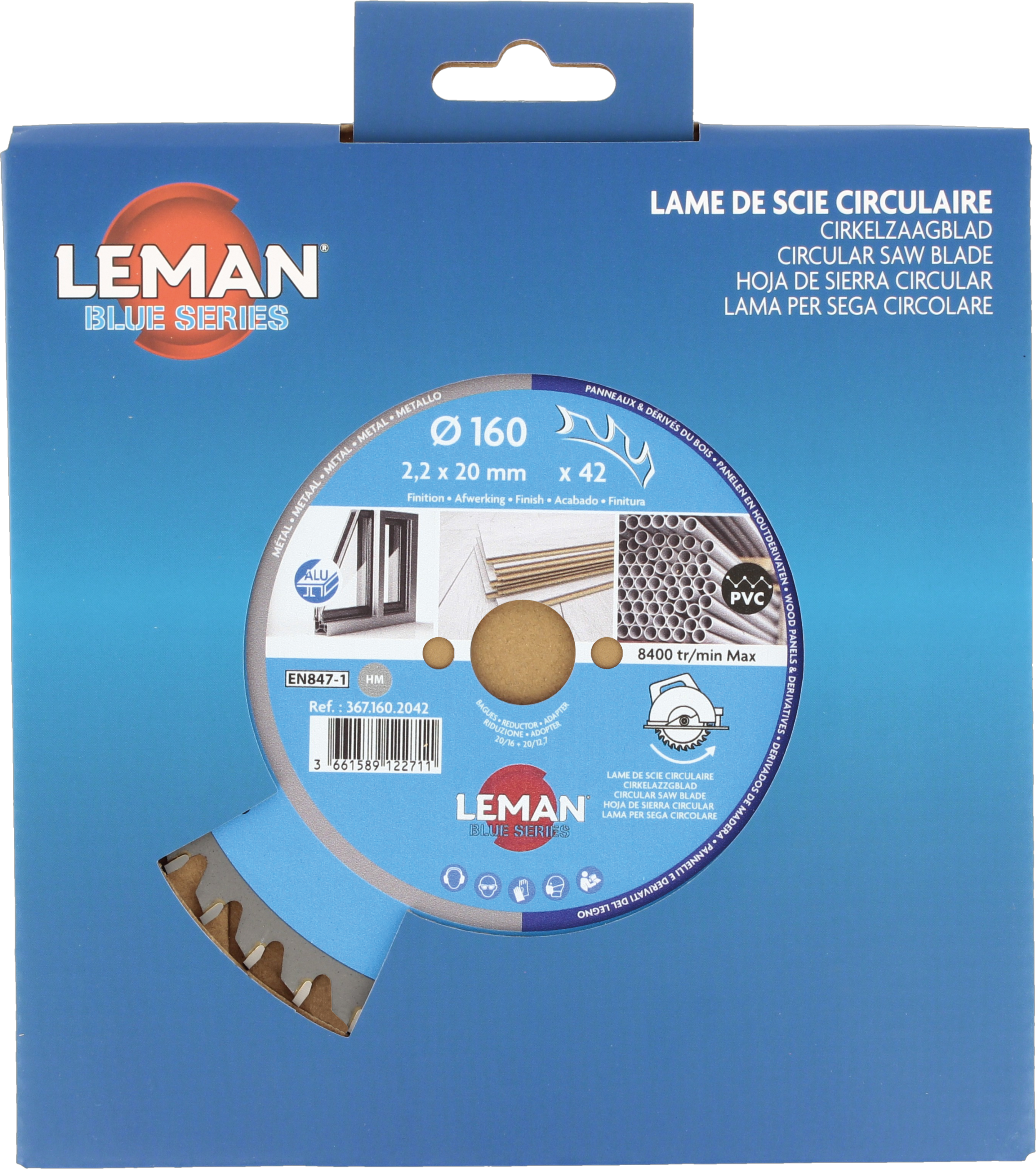Lame scie circulaire finition Ø190 alésage 30 - Leman