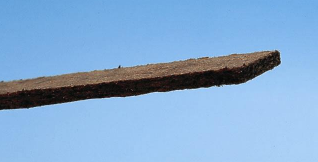 Bande en fibre de bois Phaltex - long. 1,2m x larg. 0,07m x ep. 10mm