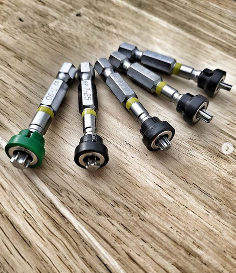 Embout de vissage STARBLOCK à guidage magnétique torx T15 et T20