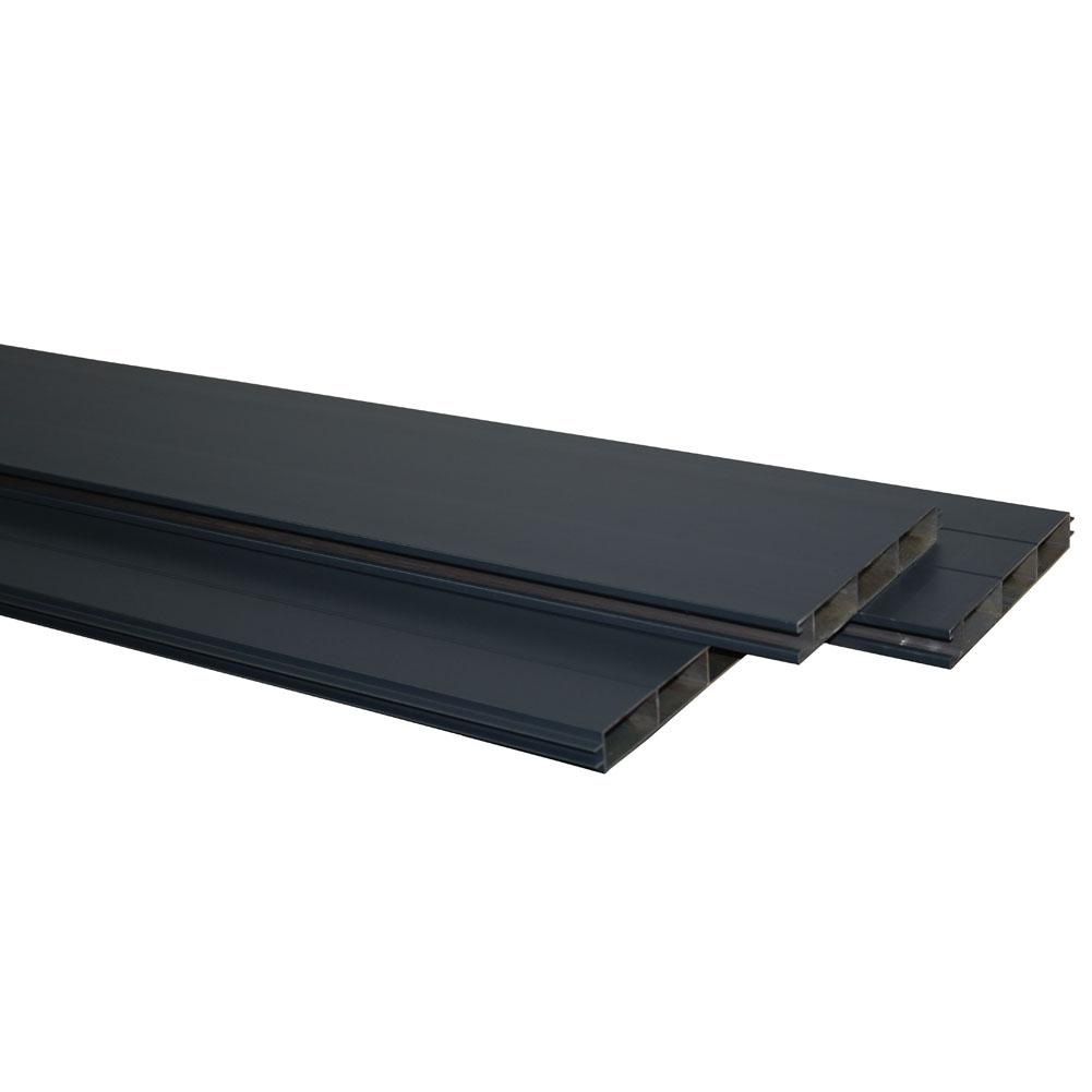 LAME DE CLOTURE ALUMINIUM 20X150-1.80M GRIS ANTHRACITE 7016