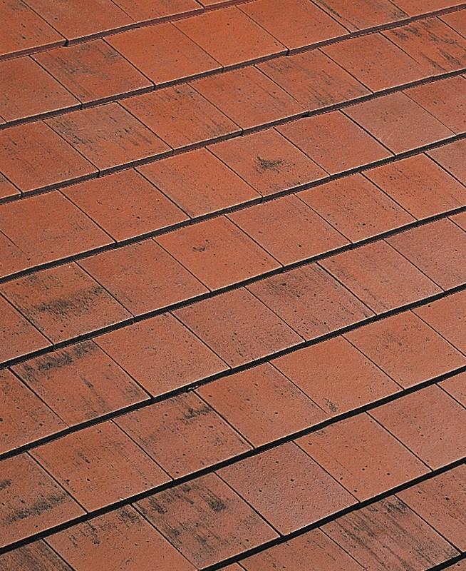 TUILE BOURGOGNE LONGUE 16 X 38 ROUGE ANCIEN