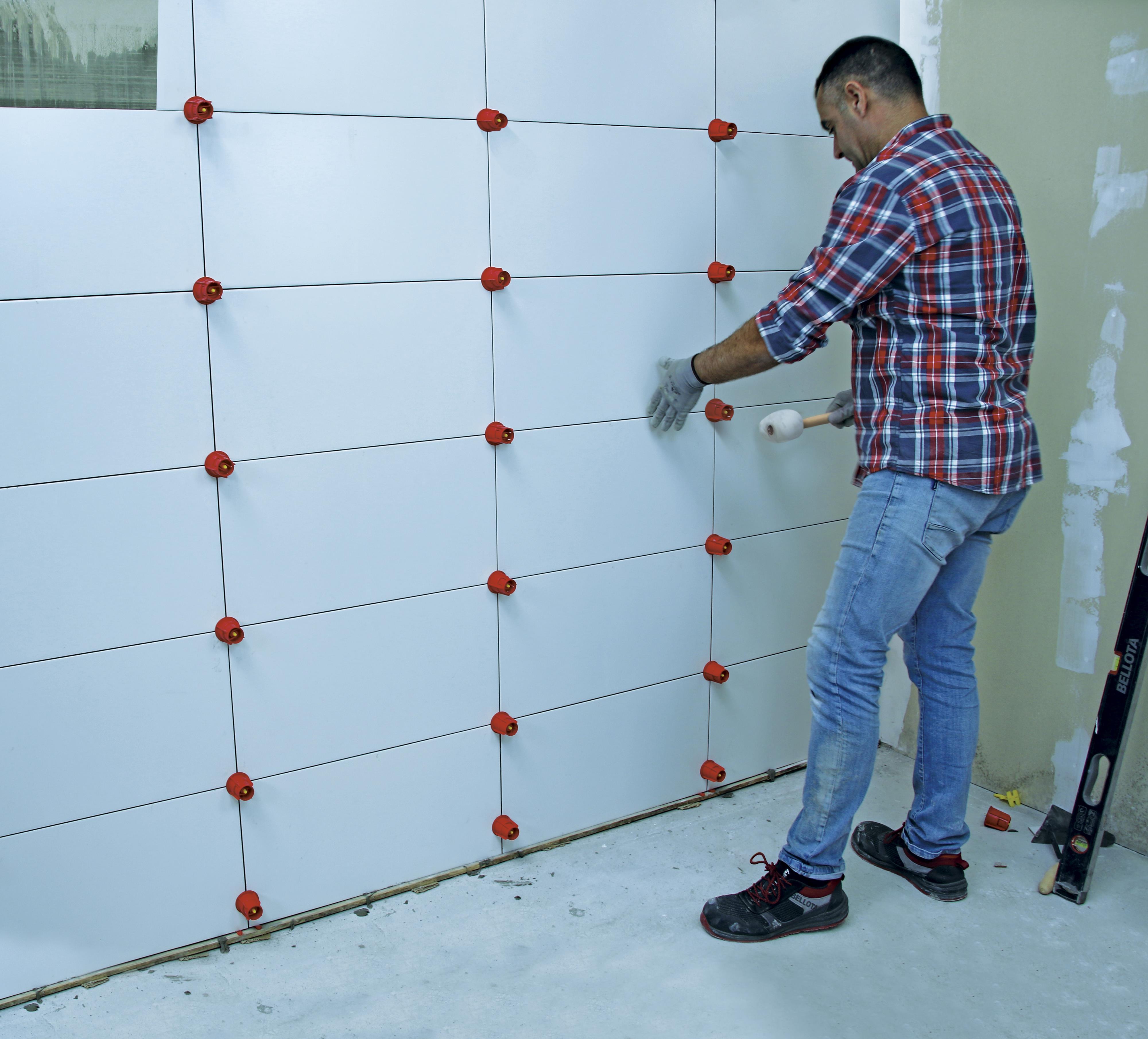 Croisillon autonivelant 1mm - Pour pose avec cadran à visser - Sac de 200 unités