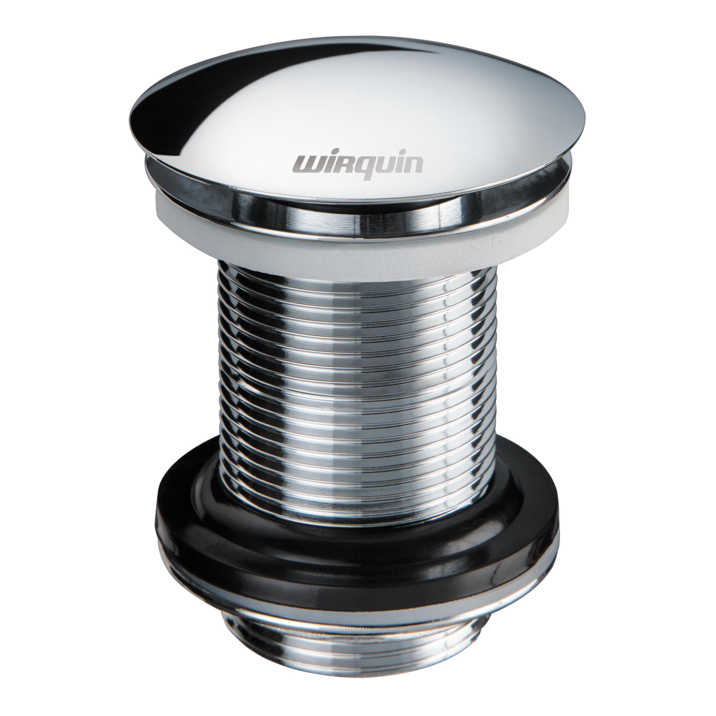 Bonde de lavabo QUICK- CLAC laiton - corps 75mm - sans trop plein         