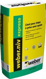 MORTIER DE CHAPE WEBER.NIV EXPRESS 25KG