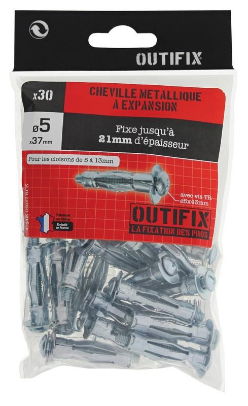Cheville métallique à expansion CME Avec vis TR Ø5 x 43mm