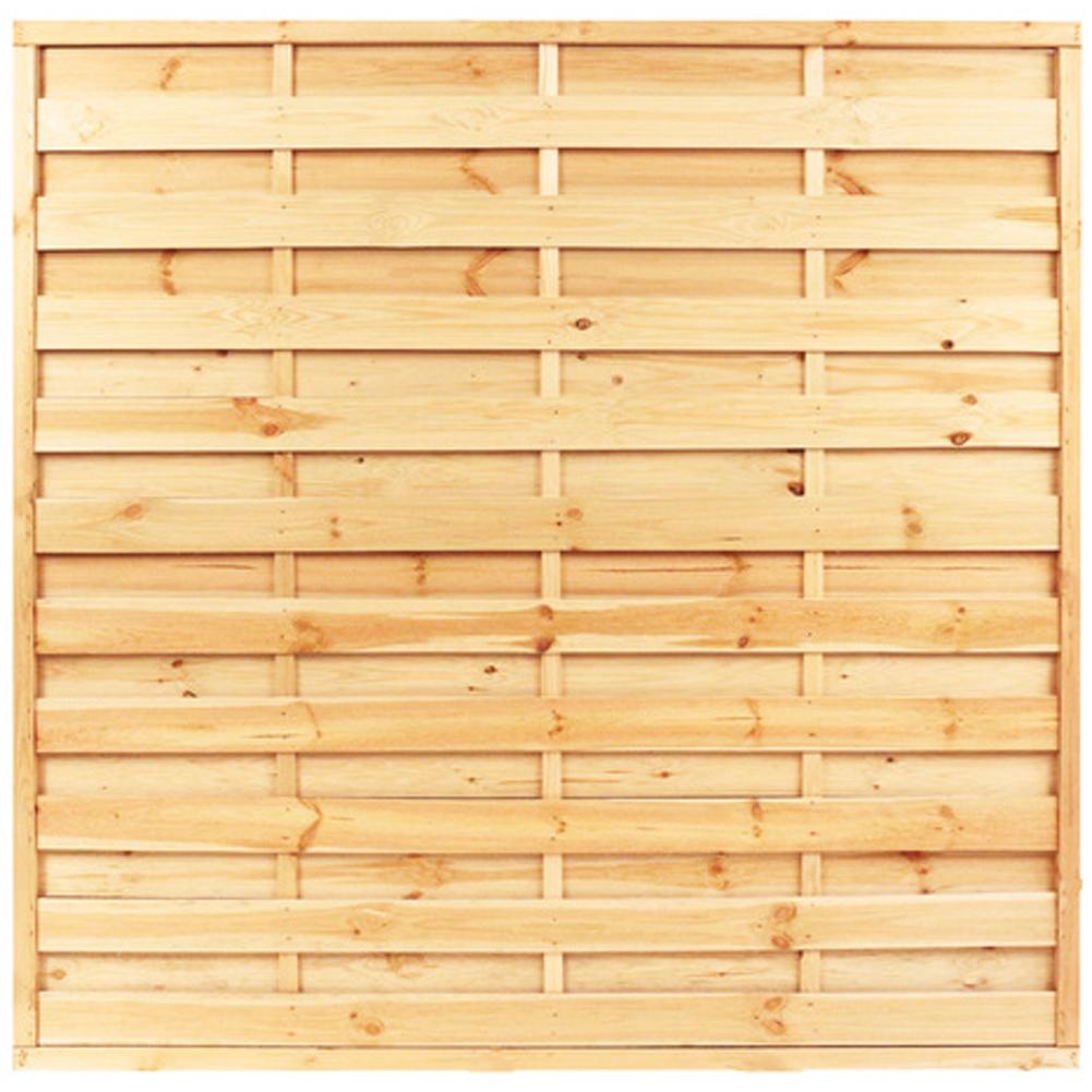 PANNEAU 180X180 MASSIF LAME HORIZONTALE