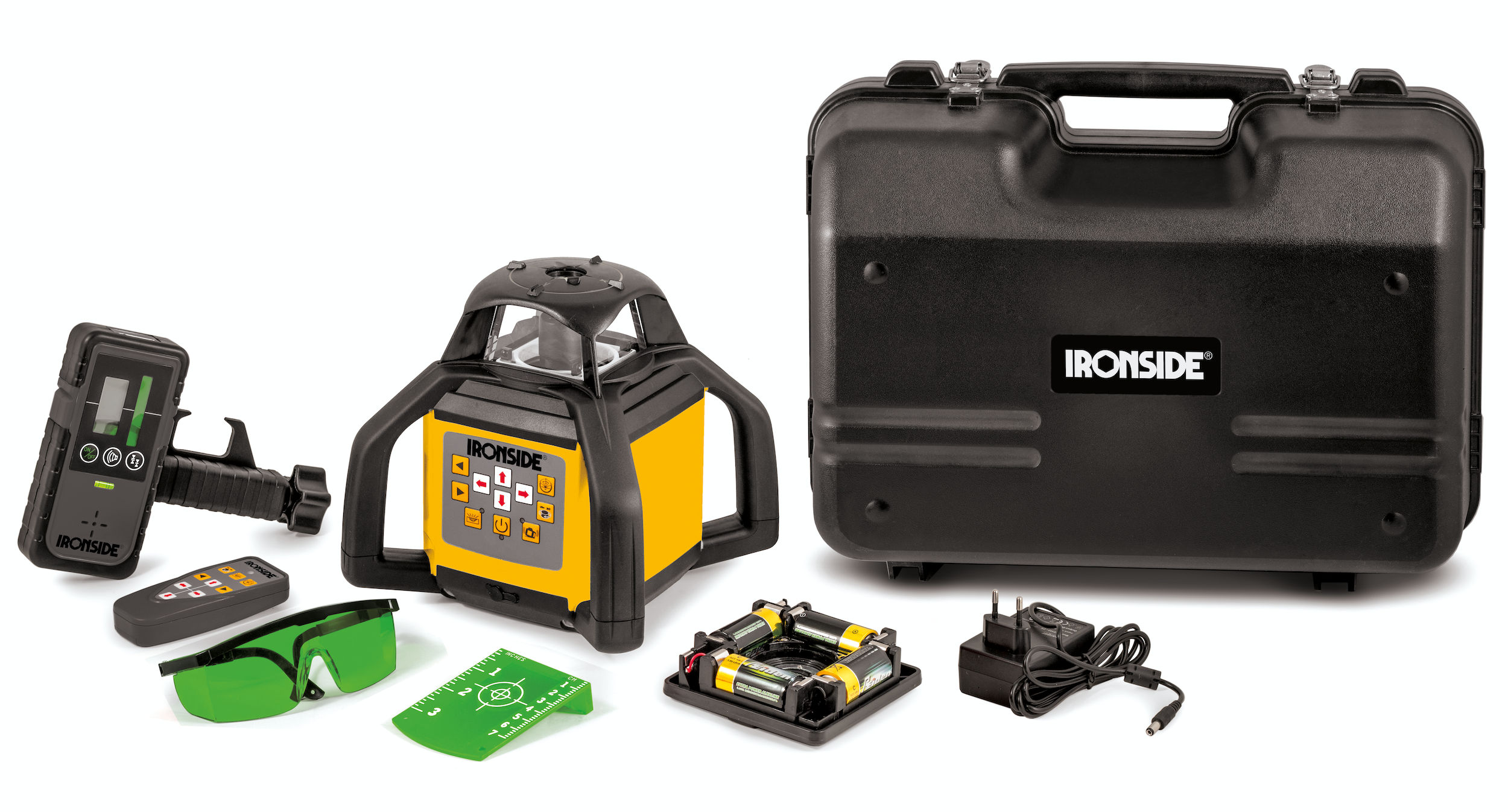 Kit niveau laser maçon rotatif vert