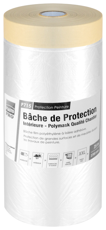 Bâche de protection intérieure grandes surfaces - P715 25M x 2700MM - 3M