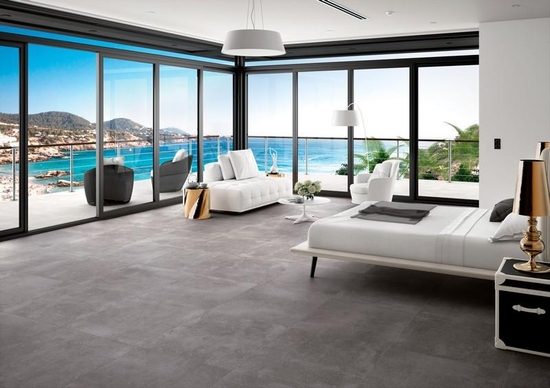 CARRELAGE SOL INTERIEUR GRES CERAME EMAILLE KE CLAIRE 75 X 75 X 0.97 CM RECTIFIE GRIS