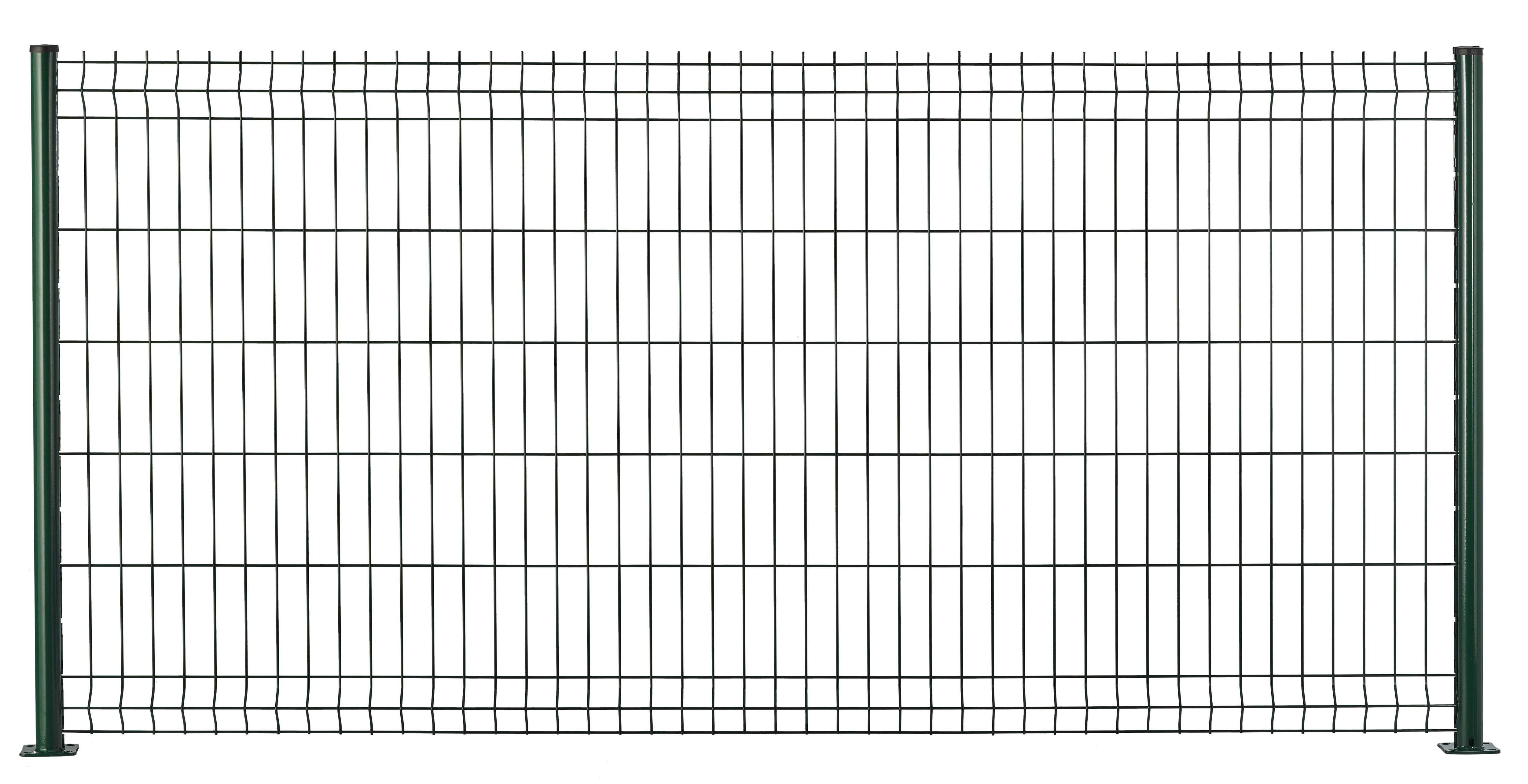 GRILLAGE PANNEAU RIGIDE PETIT PLIS AXYLE MS VERT 6005 2M50 X 1M52 MAILLE 200 X 55,55MM FIL 4/5MM