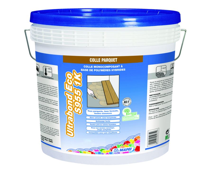 Colle polymère hybride polyvalente Ultrabond Eco S955 1K - seau de 7kg