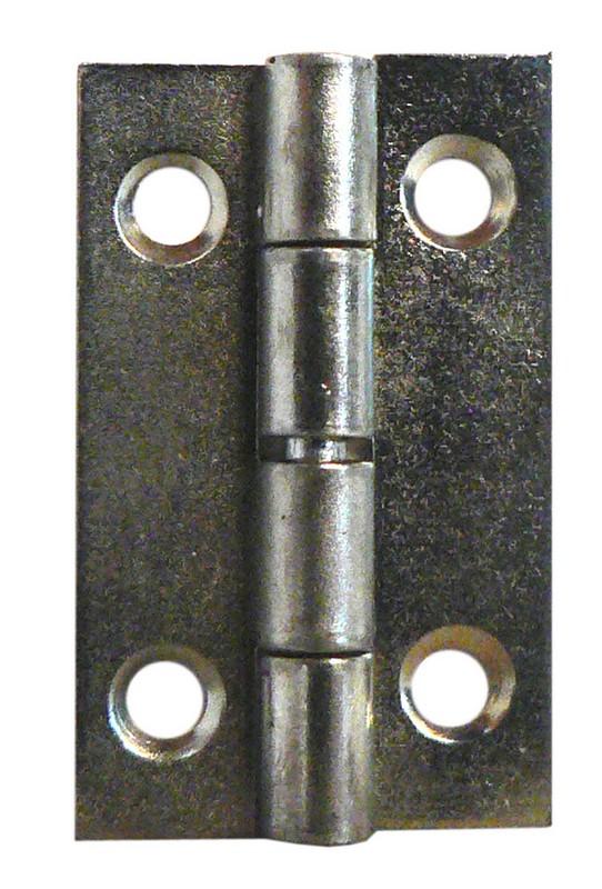 Charnière rectangulaire Acier zingué 50x30 Blister de 2
