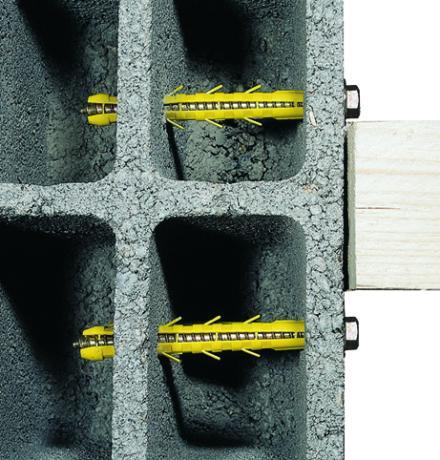 KIT FIXATION CORPS CREUX 12X130 -4 UNI