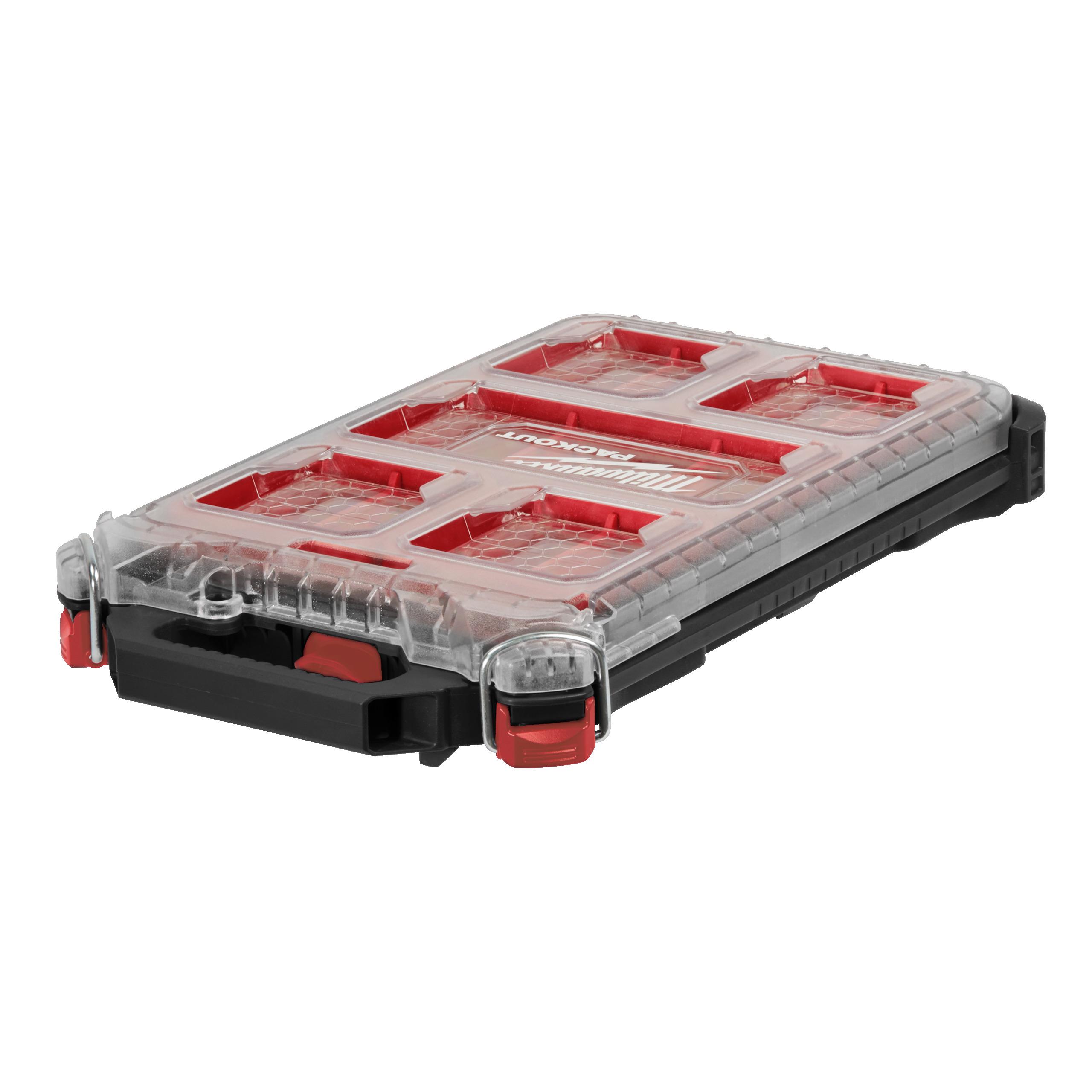 Organiser Compact Packout - 64x249x411MM - IP65 avec 10 bacs amovibles et montables
