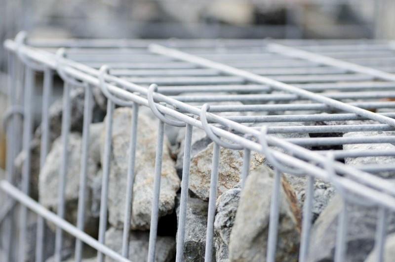 Gabion Acier avec fermeture par spirale - Maille 50 x 100MM - 100 x 30 x 50CM 