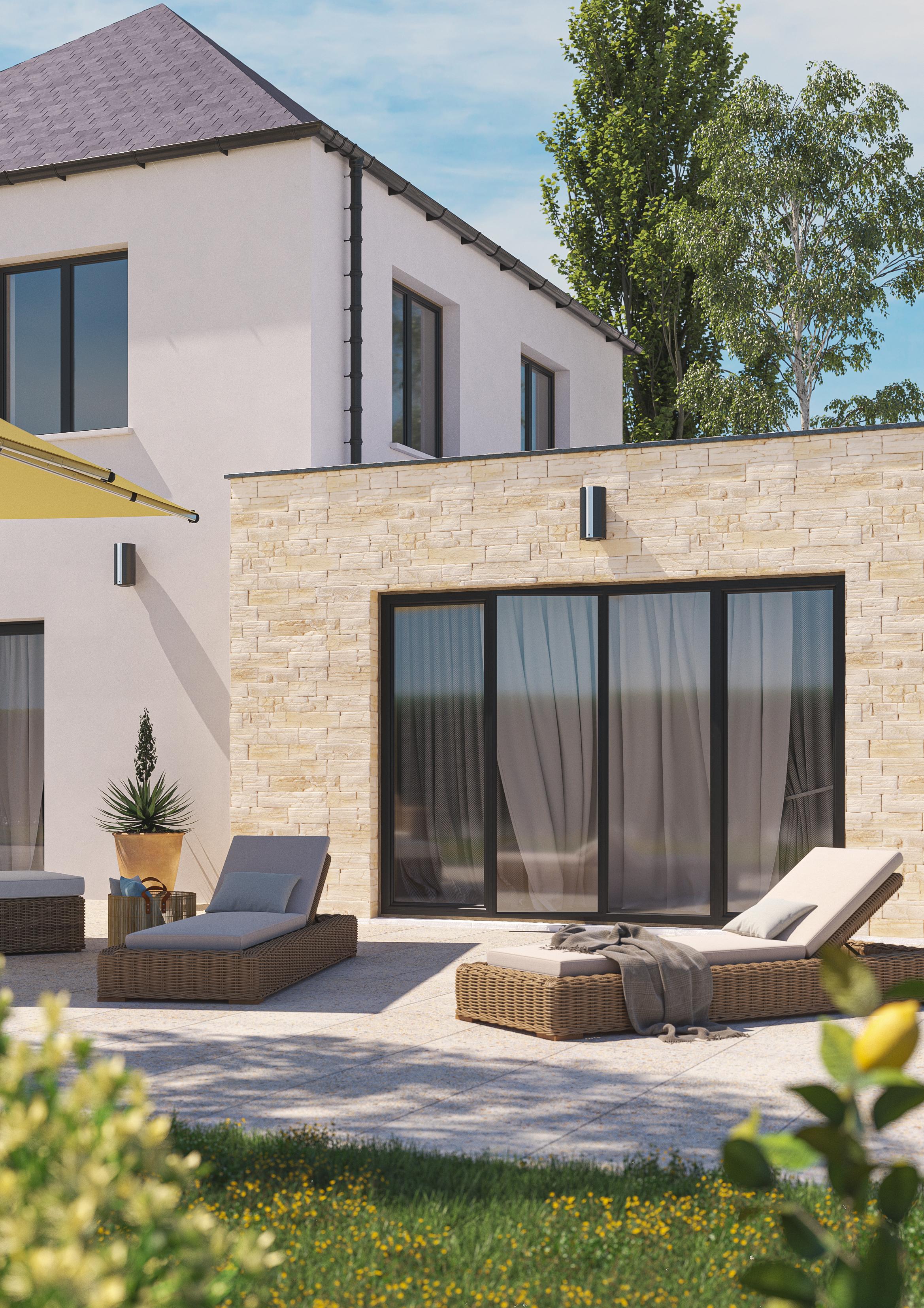 Parement PIERRE SECHE Multiformat Ton pierre épaisseur 2,5 cm Longueur 20-30-50 cm