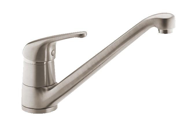 Mitigeur d'evier FANGO - inox brosse