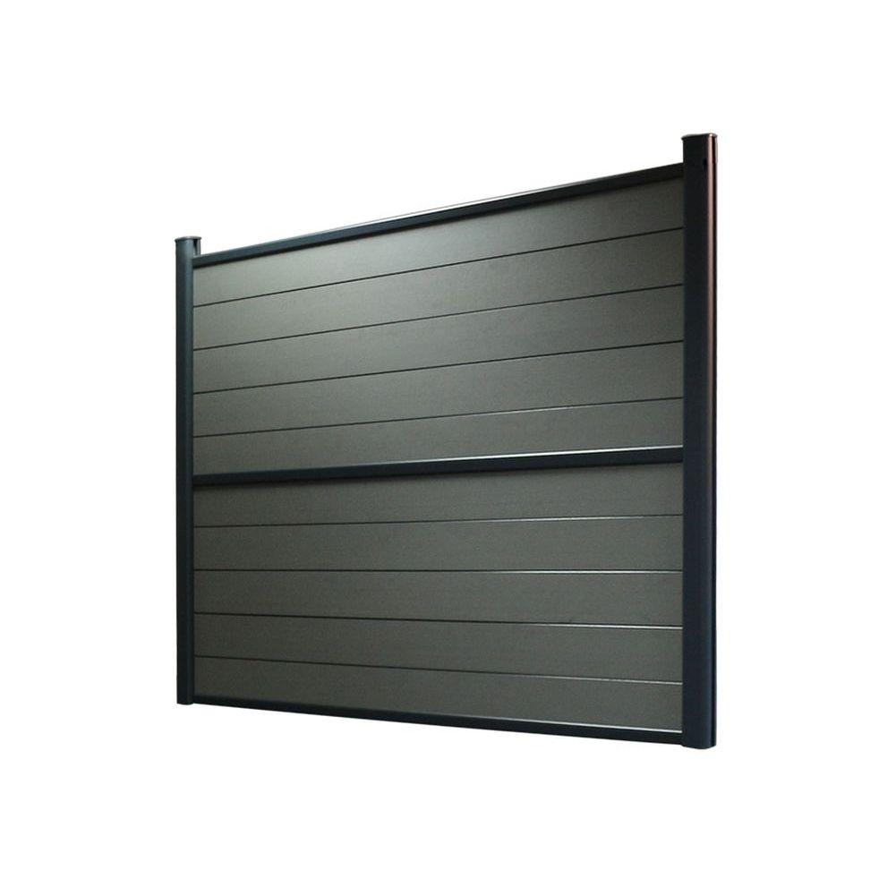 Traverse Top et Base Alu EVOLU H21 - 35x42mm L.1,955m - Gris