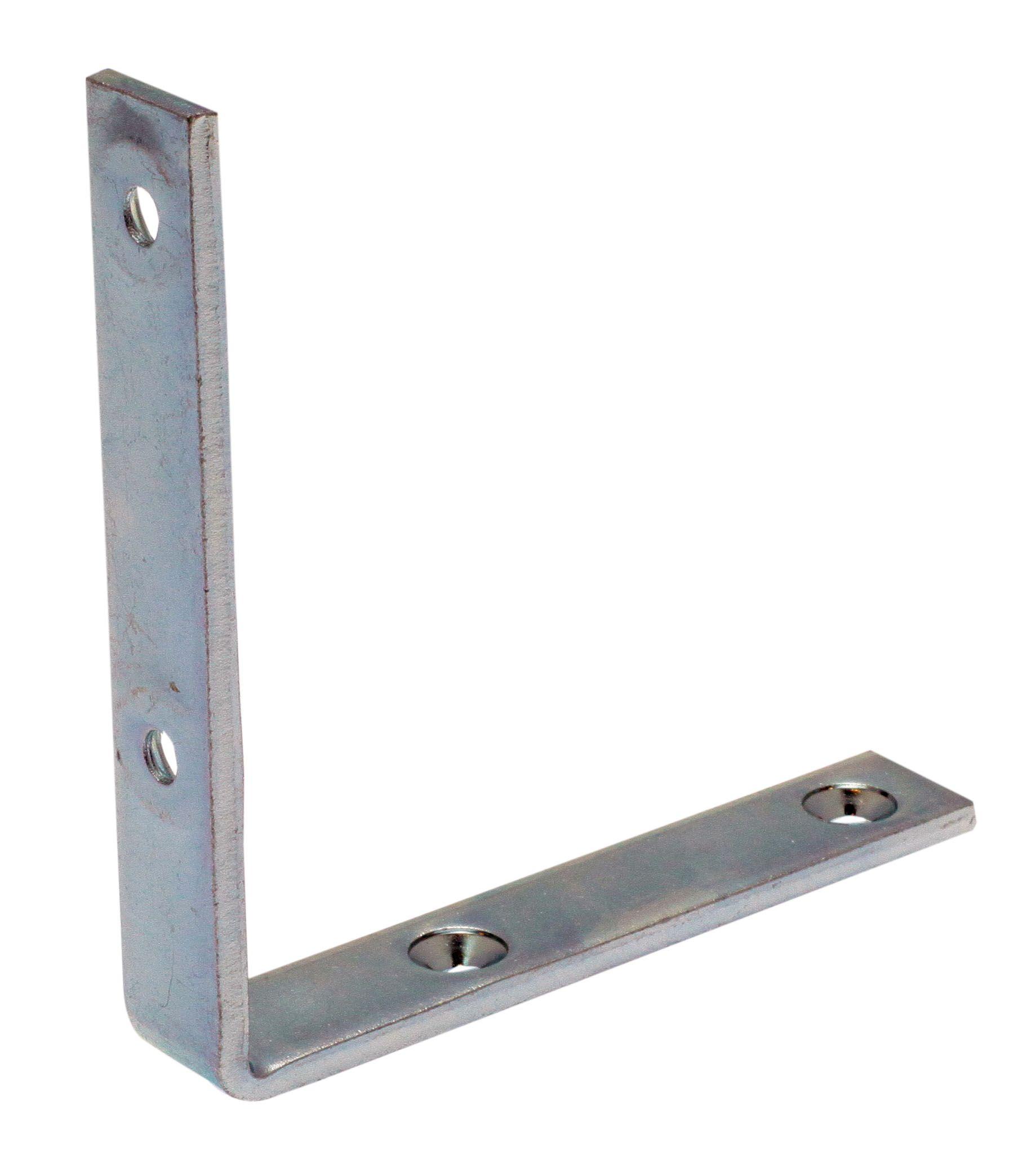 Equerre de chaise renforcée Bouts carrés Acier galvanisé 60x60x20