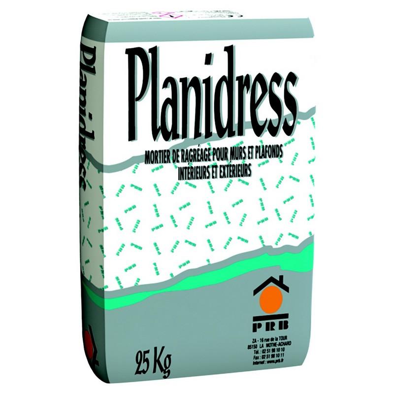 Enduit de ragréage mural PRB PLANIDRESS F Blanc 25kg
