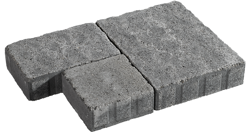 Pavé MAUBEC multiformat ép. 6 cm Anthracite