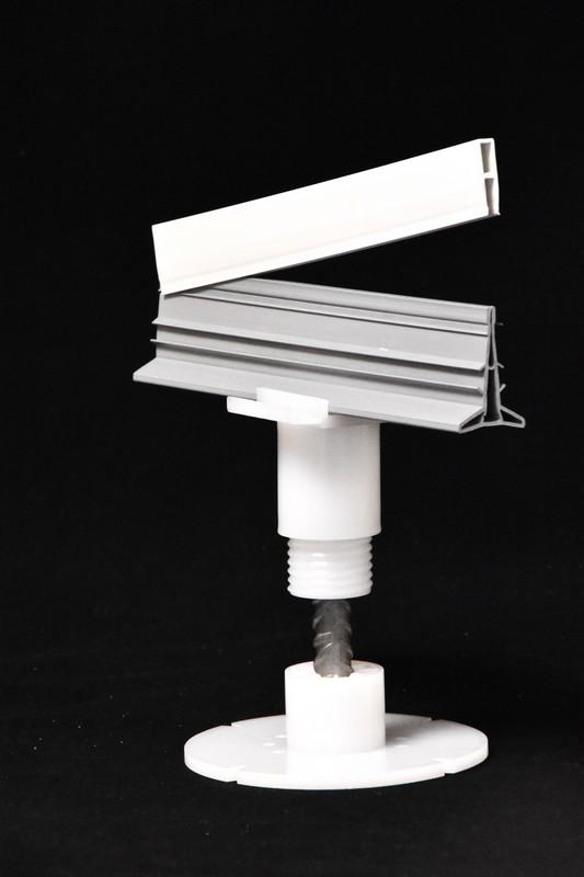 REHAUSSE POUR REGLE A BETON PVC BLANC 5 M