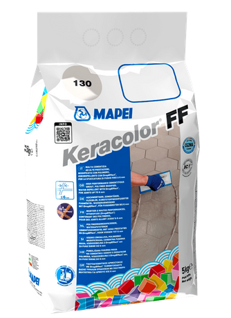 Mortier de jointoiement fin - KERACOLOR FF Coloris 113 Gris ciment - Sac de 5kg