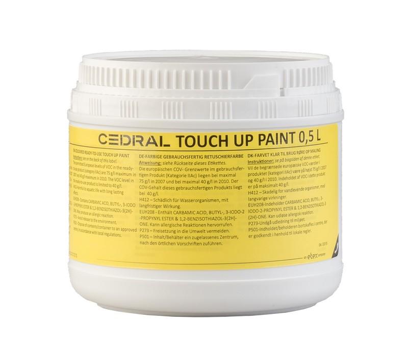 Peinture de retouche façade CEDRAL - Pot de 0,5L - C05 gris platine