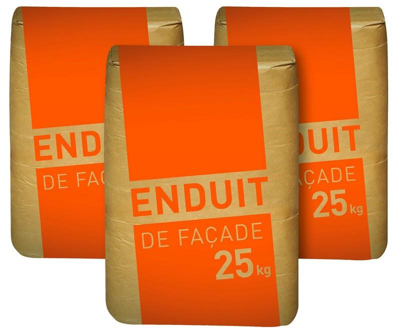 ENDUIT DE FACADE MONOCOUCHE MANUEL 25 KG