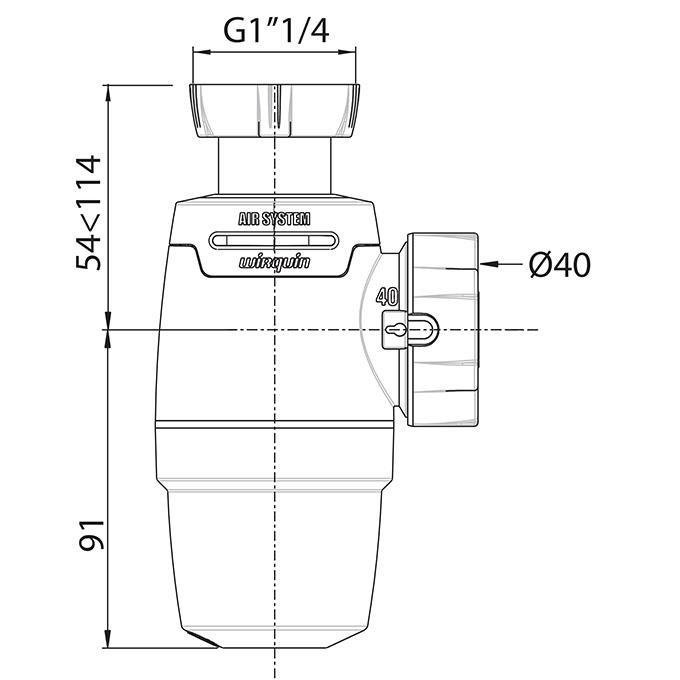 Siphon évier - NEO AIR