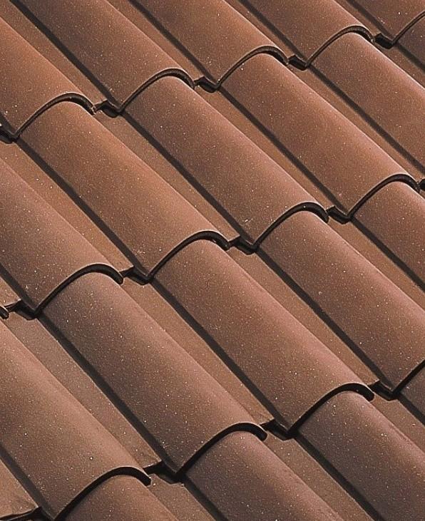 Tuile terre cuite Canal Gironde 50 Gabarre - long. 49,2 cm x larg. 18 cm