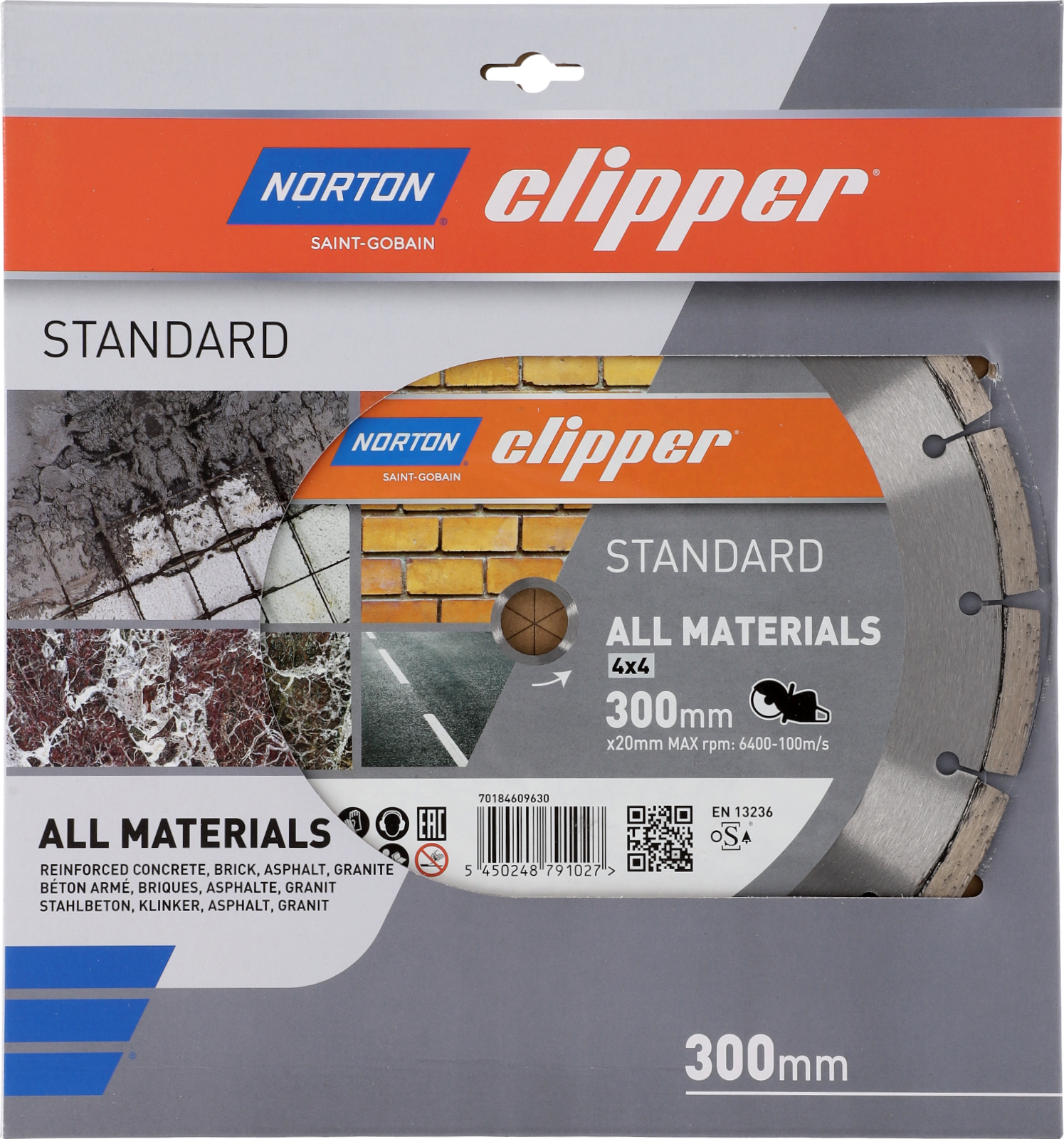 Disque diamant STANDARD 4x4 300x20