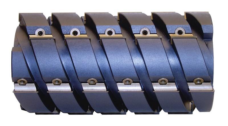 PORTE-OUTILS A RABOTER HELICOIDAL COUPE PROGRESSIVE DIAM.125XHT130XAL40 Z 18