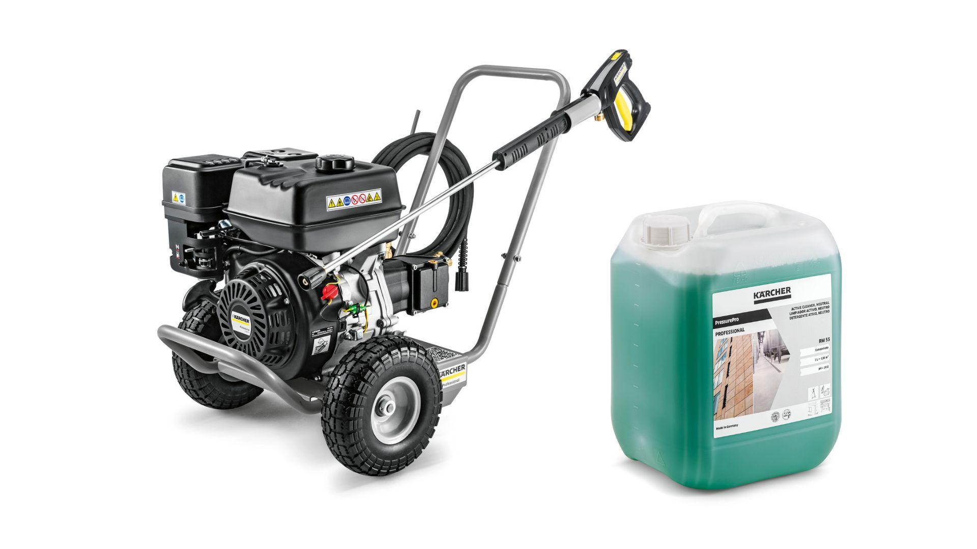 Nettoyeur haute pression HD 7/20G CLASSIC avec détergent RM55 bidon de 10L offert - Karcher