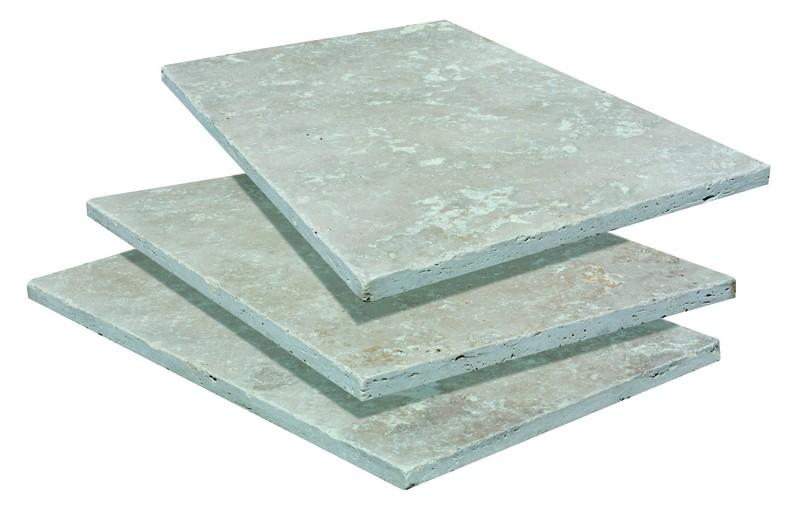 Dalles Travertin de Turquie CLASSIC MIX 40.6 x 61 cm ép. 1.2 cm