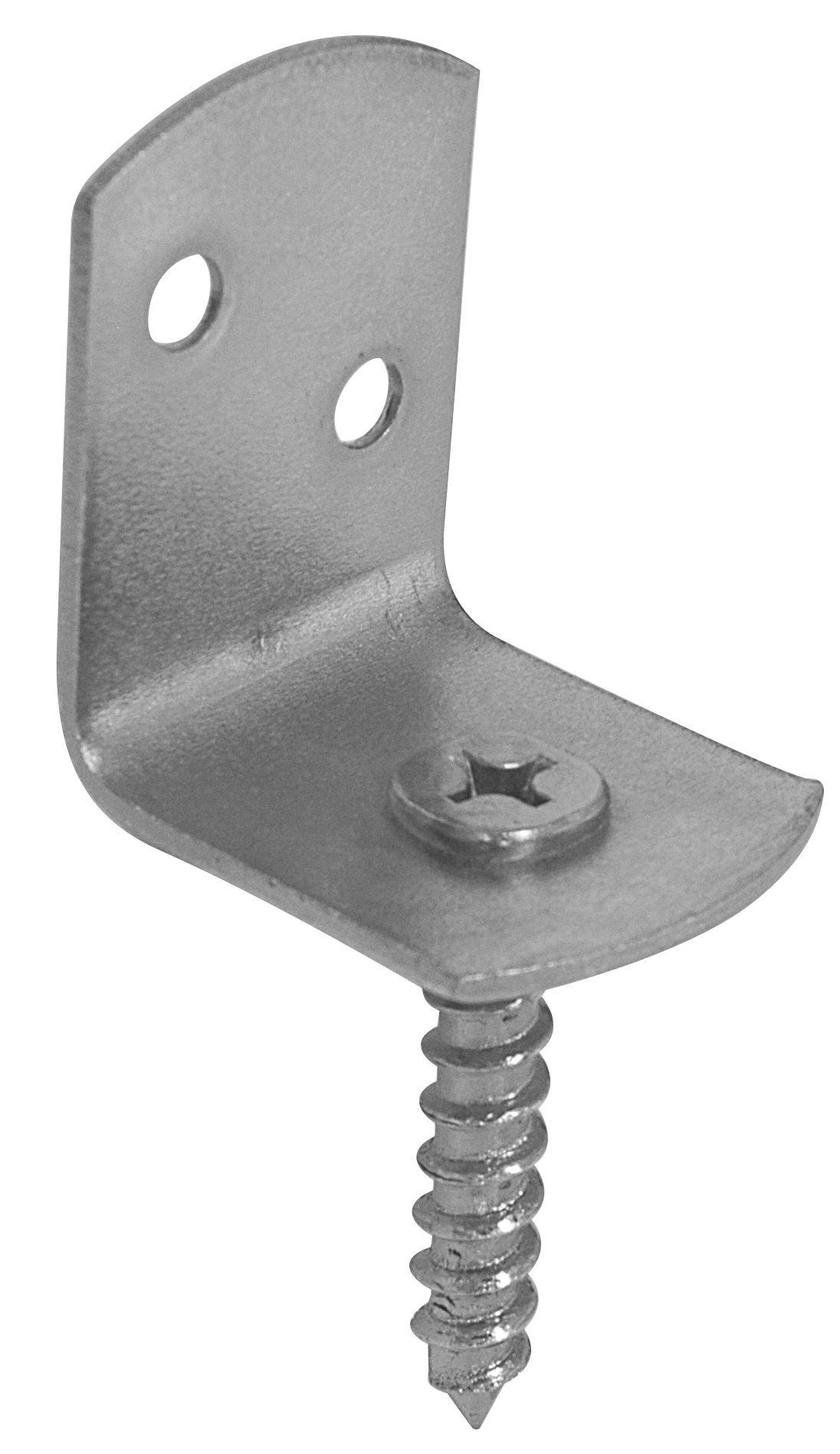 Connecteurs palissade + vis zinguée CP-R - Lot de 4