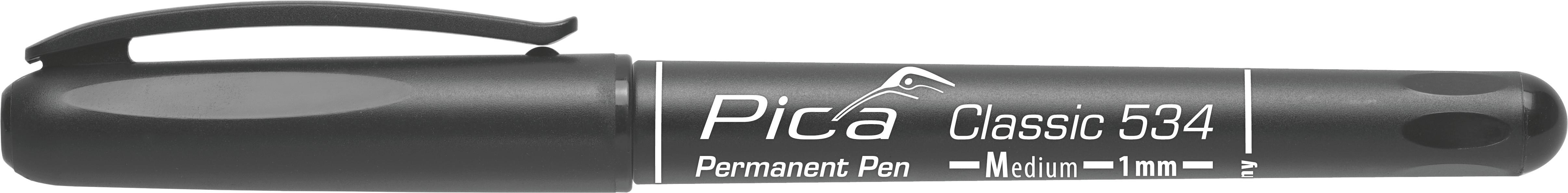 Feutre medium permanent 1mm noir - Pica