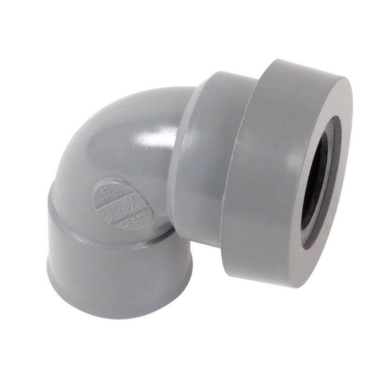COUDE SIMPLE A JOINT FEMELLE-FEMELLE 87°30 DIAMETRE 32 - CF88J
