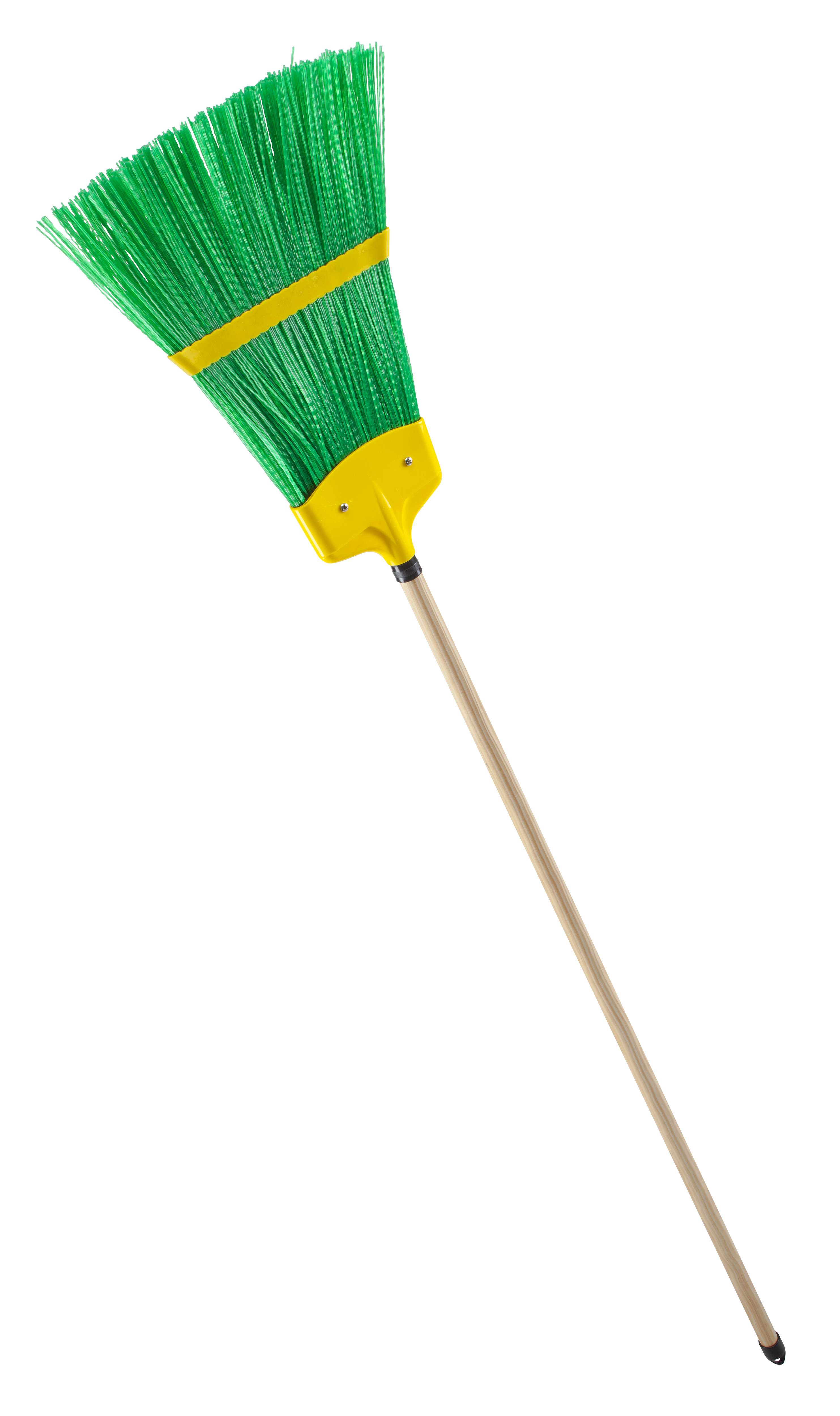 Balai voirie polymère manche en bois - Leborgne