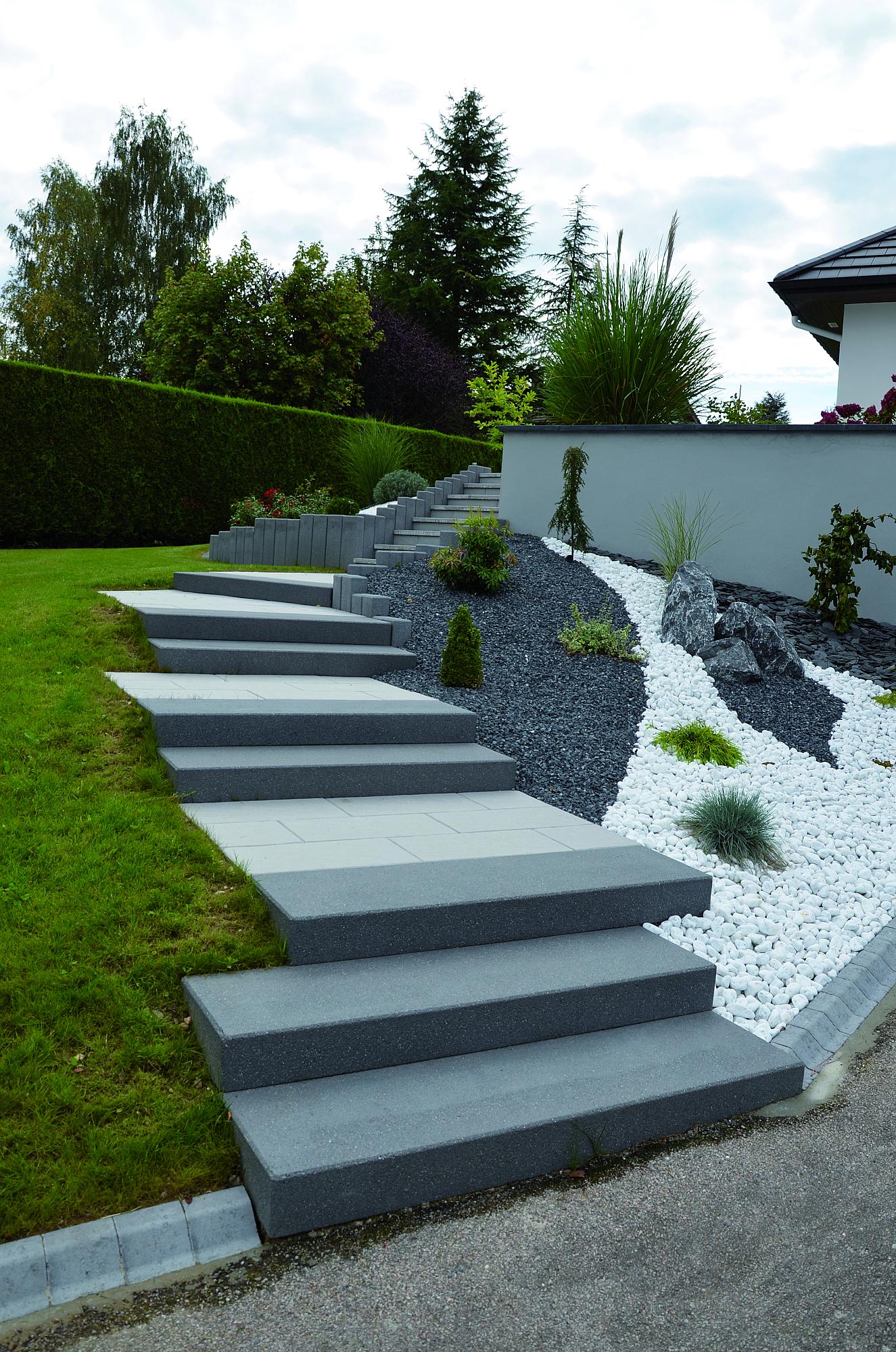 Bloc-Marche TOCANO 100 x 40 x 14 cm Basalt Artwork 61