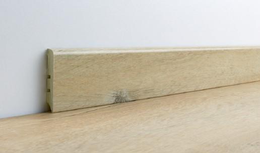 Plinthe arrondie pour Vinyle EVASION - H58x12x2200mm - 1001 Guyane