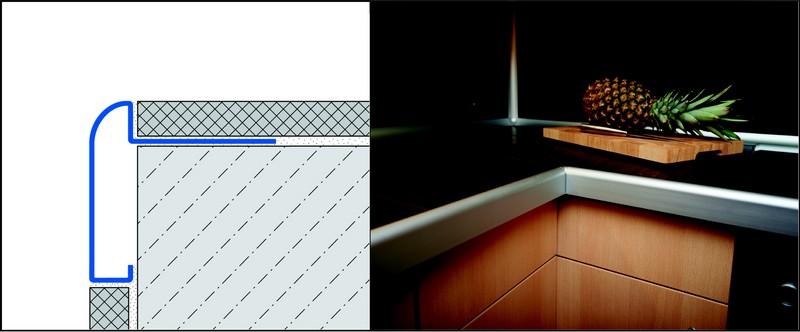 PROFILE PLAN TRAVAIL ARGENT ANODISE BROSSE 250