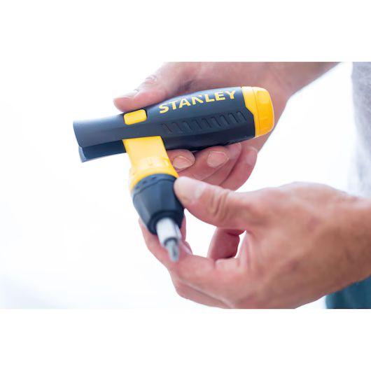 Tournevis porte-embouts à cliquet poignée revolver - Coffret de 40 pièces