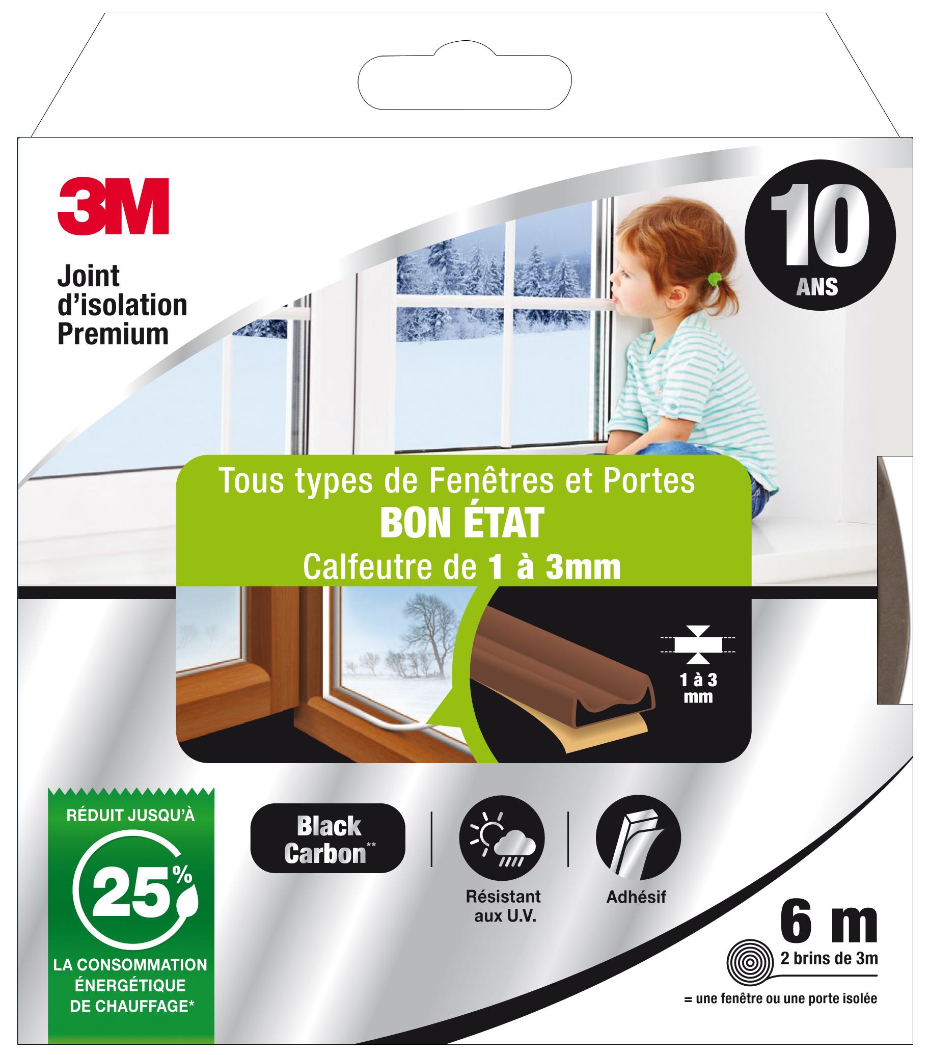 Joint Isolation Premium Fenetres et Portes -  Mauvais Etat - Marron - L.6m