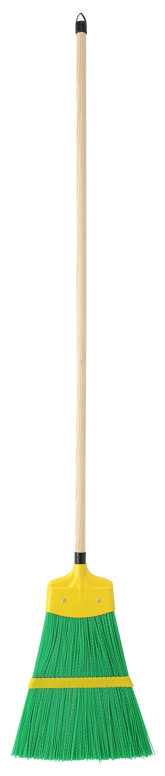 Balai voirie polymère manche en bois - Leborgne