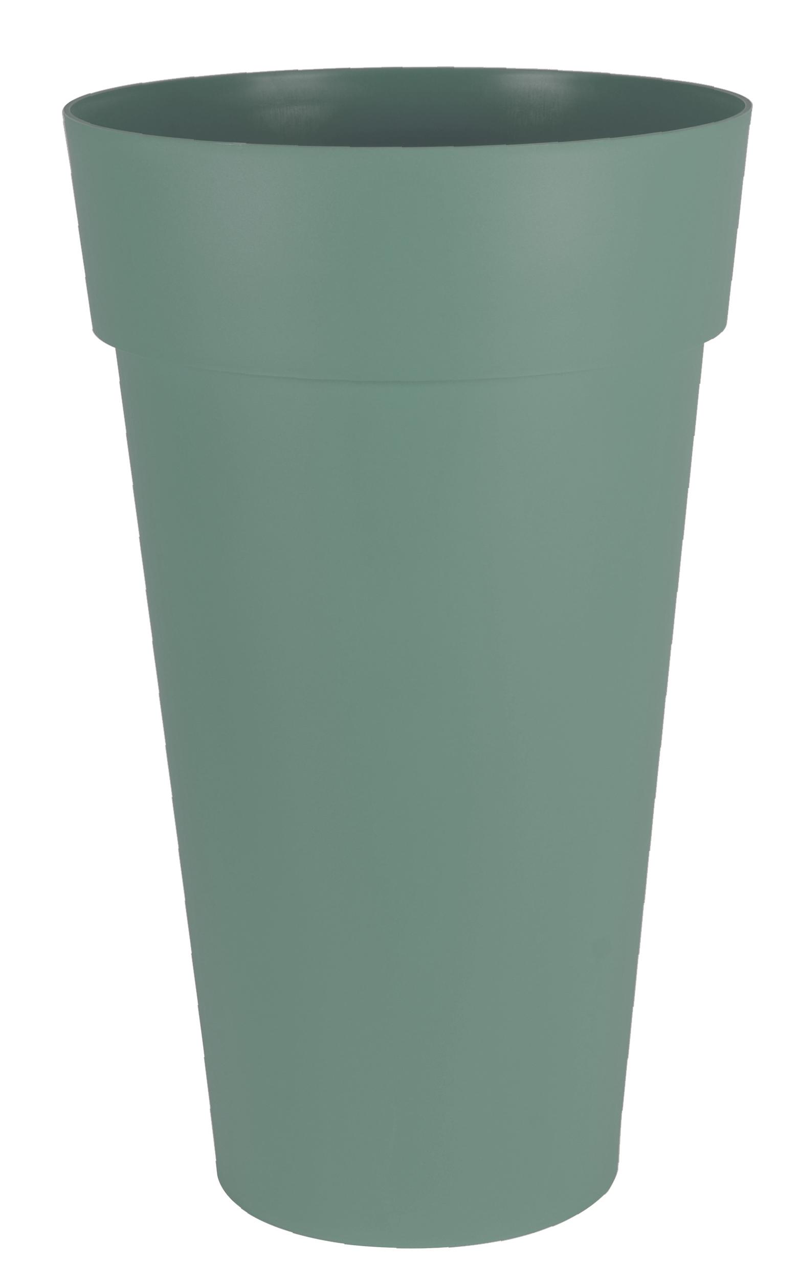 Vase Rond Haut TOSCANE XXL Ø48cm H80cm 90L Vert Laurier 