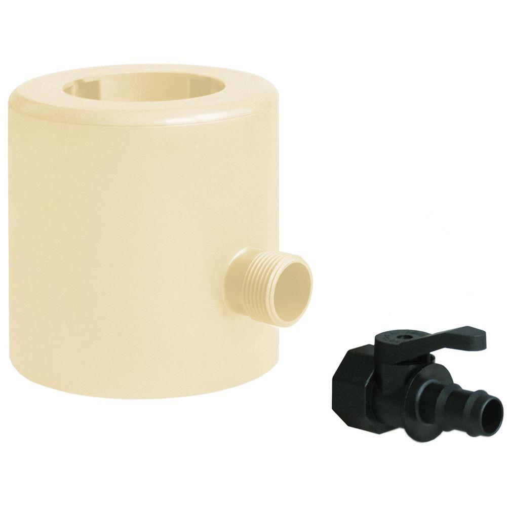 COLLECTEUR A EAU PVC AVEC ROBINET SABLE DE D.80 A D.100