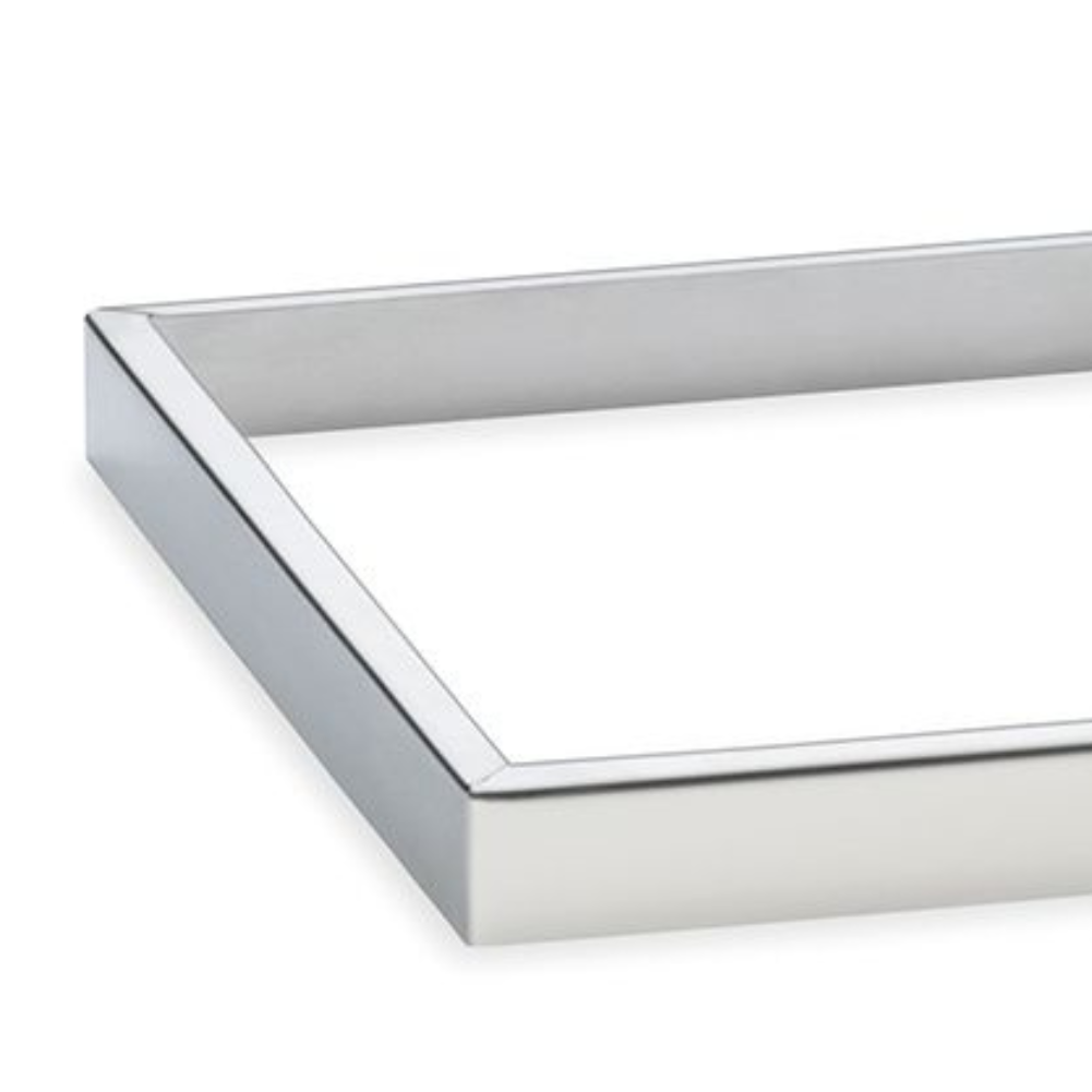 Insert décoratif Inox pour pilier 40 x 40 hauteur 3 cm