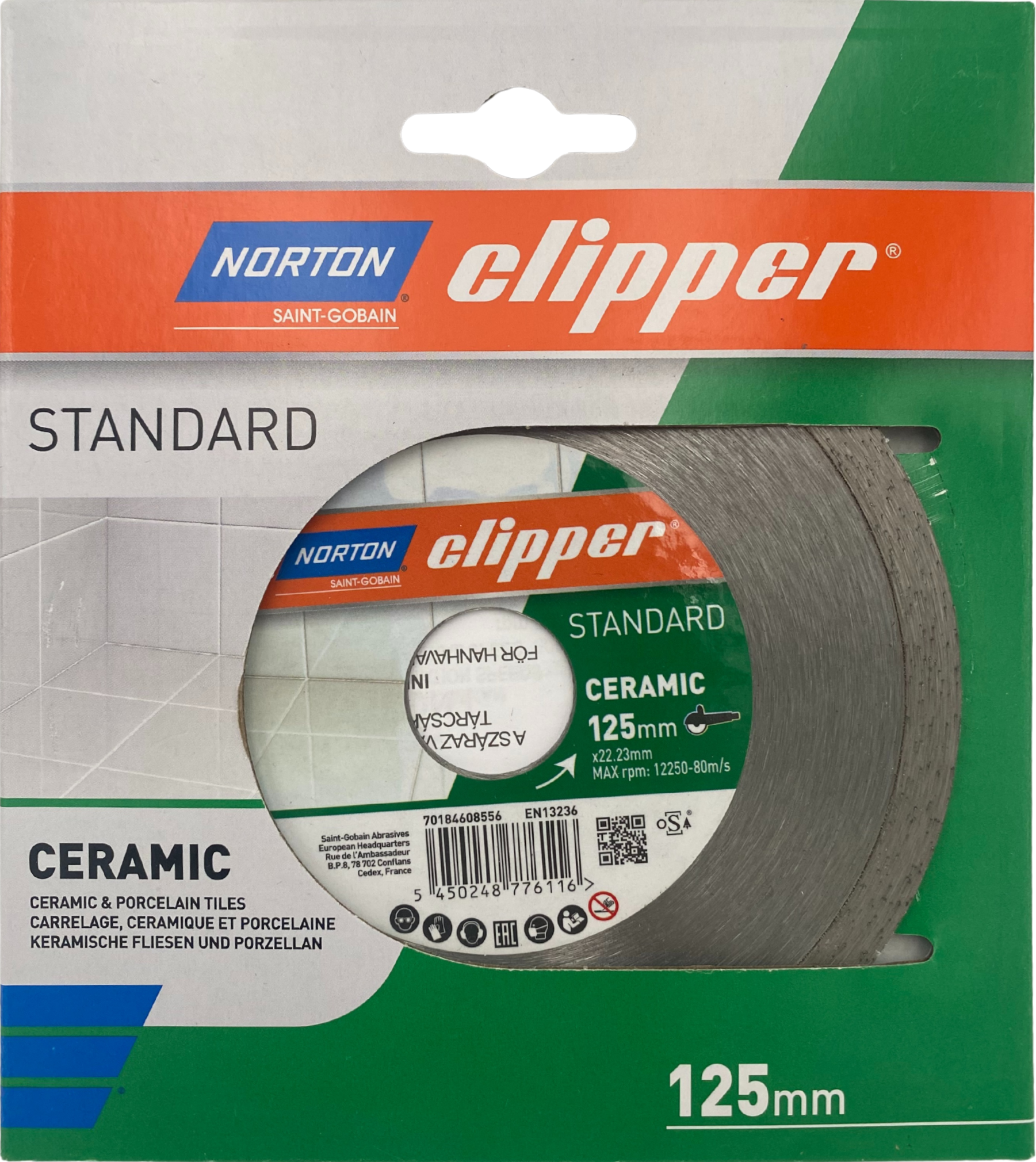 Disque diamant STANDARD CERAMIC 125x22,23